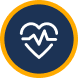 Icon representing background checks for healthcare