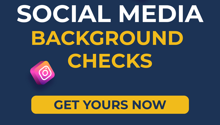 Social media background checks Get yours now words