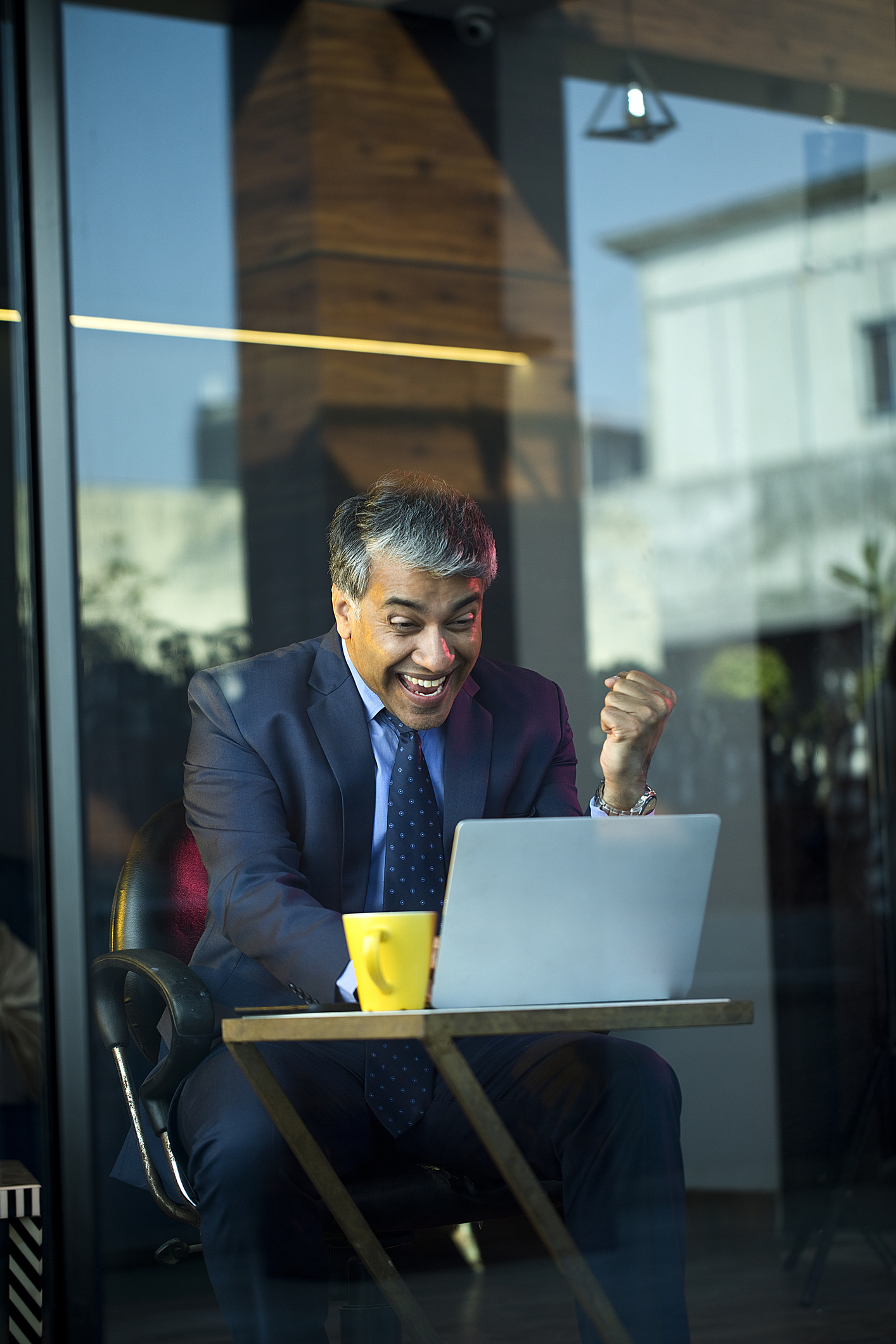 An image of a happy real estate professional.